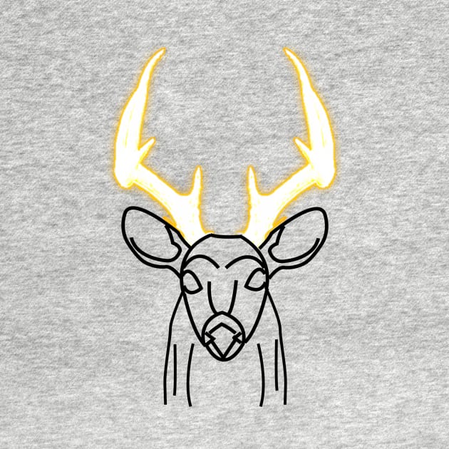 Luminous deer head by SHS7